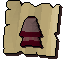 Red elegant skirt (noted)