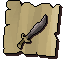 Iron scimitar (noted)