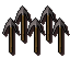 Unfinished broad bolts