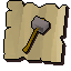 Steel warhammer (noted)
