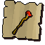 Mystic fire staff (noted)