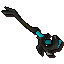 Cyan abyssal staff