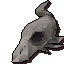 Skeletal raven