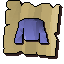 Blue robe top (noted)
