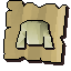 Cream robe top (noted)