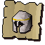 White medium helm (noted)