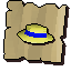 Blue boater (noted)