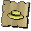 Black boater (noted)